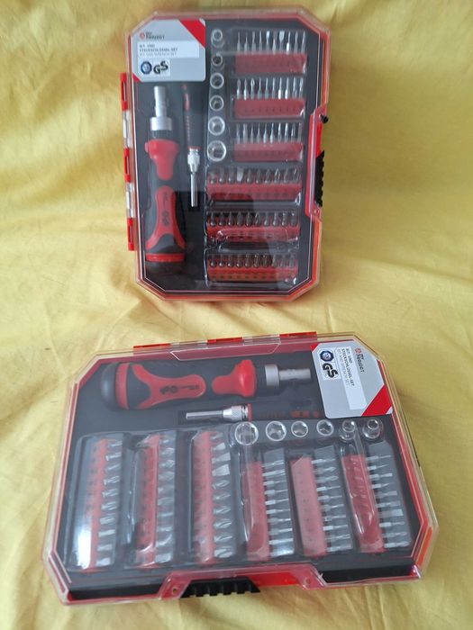 Set chei tubulare,  biti, surubelnita cu clichet, surbelnita precizie