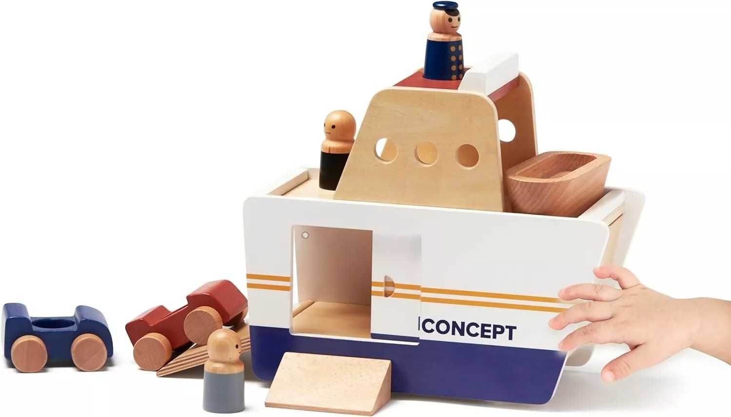 Kid’s Concept Car Ferry AIDEN, Детски дървени играчки, Играчка ферибот
