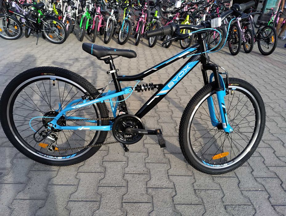 BYOX Велосипед 24" ADVENTURA син