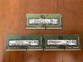 Ram laptop SODIMM Samsung 2x 8gb 3200mhz, Skhynix 1x 8gb 2400mhz