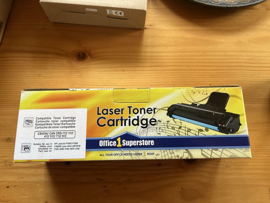 Тонер касети: LK1115 - 2 броя, TK1115EX, CB435A