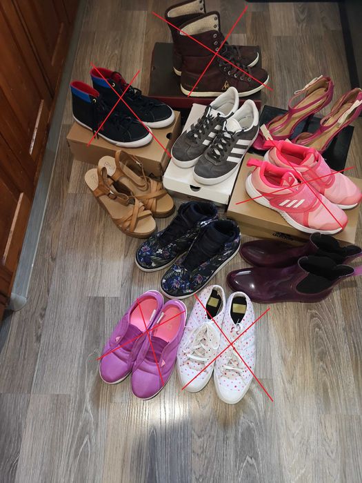 Сандали, Обувки и Маратонки 38 номер, Adidas, Le Coq Sportif и др