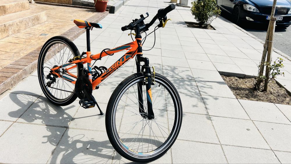 Детско колело (велосипед) Sprint Casper 24” neon orange matt