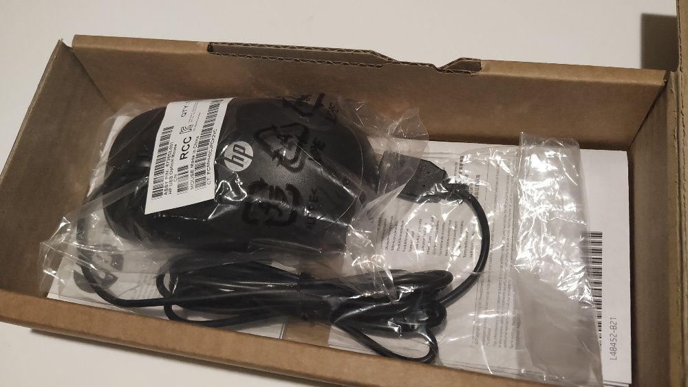 Оптична мишка HP с USB кабел