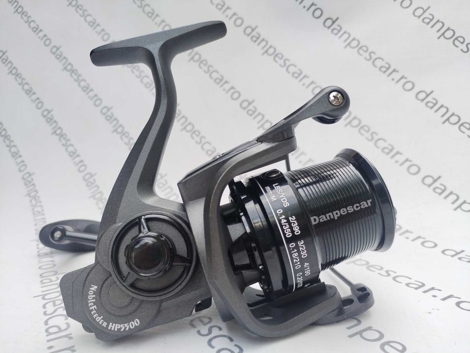 SET 2 Mulinete Feeder si Crap PRO FL NOBLE HP5500 cu tambur Long Cast