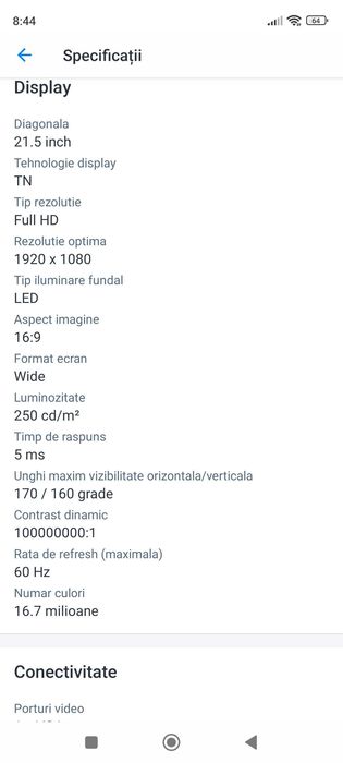 Calculator PC + monitor