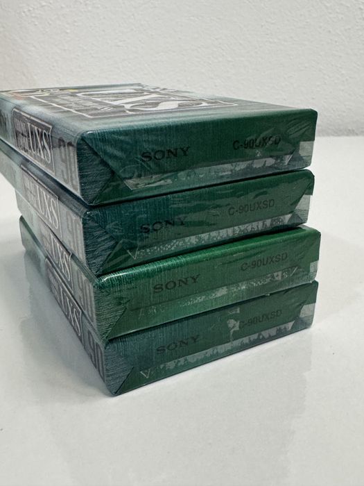 Lot 4 casete audio Sony UX-S, chrome super class 90