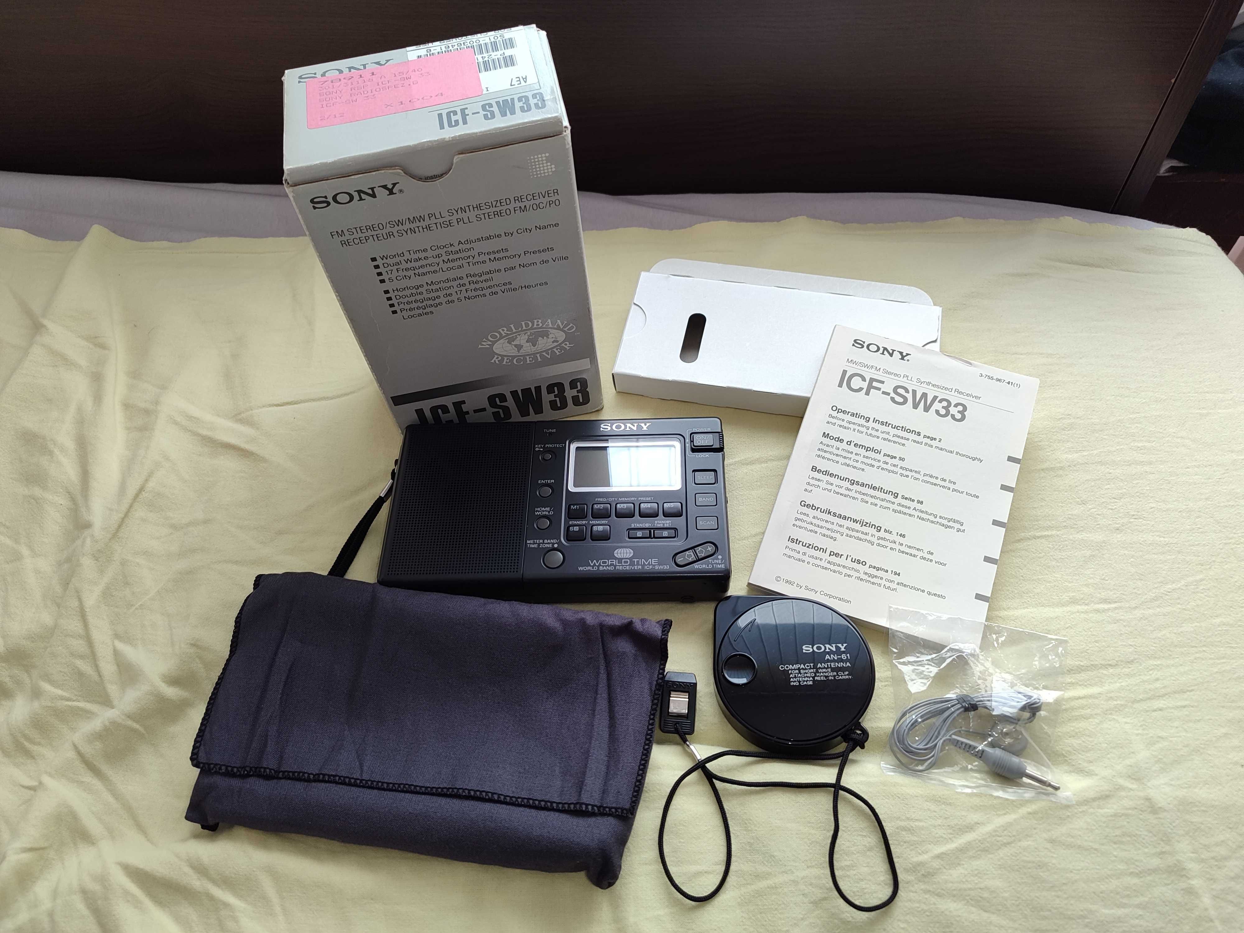 Радио Sony ICF-SW33 FM World Radio