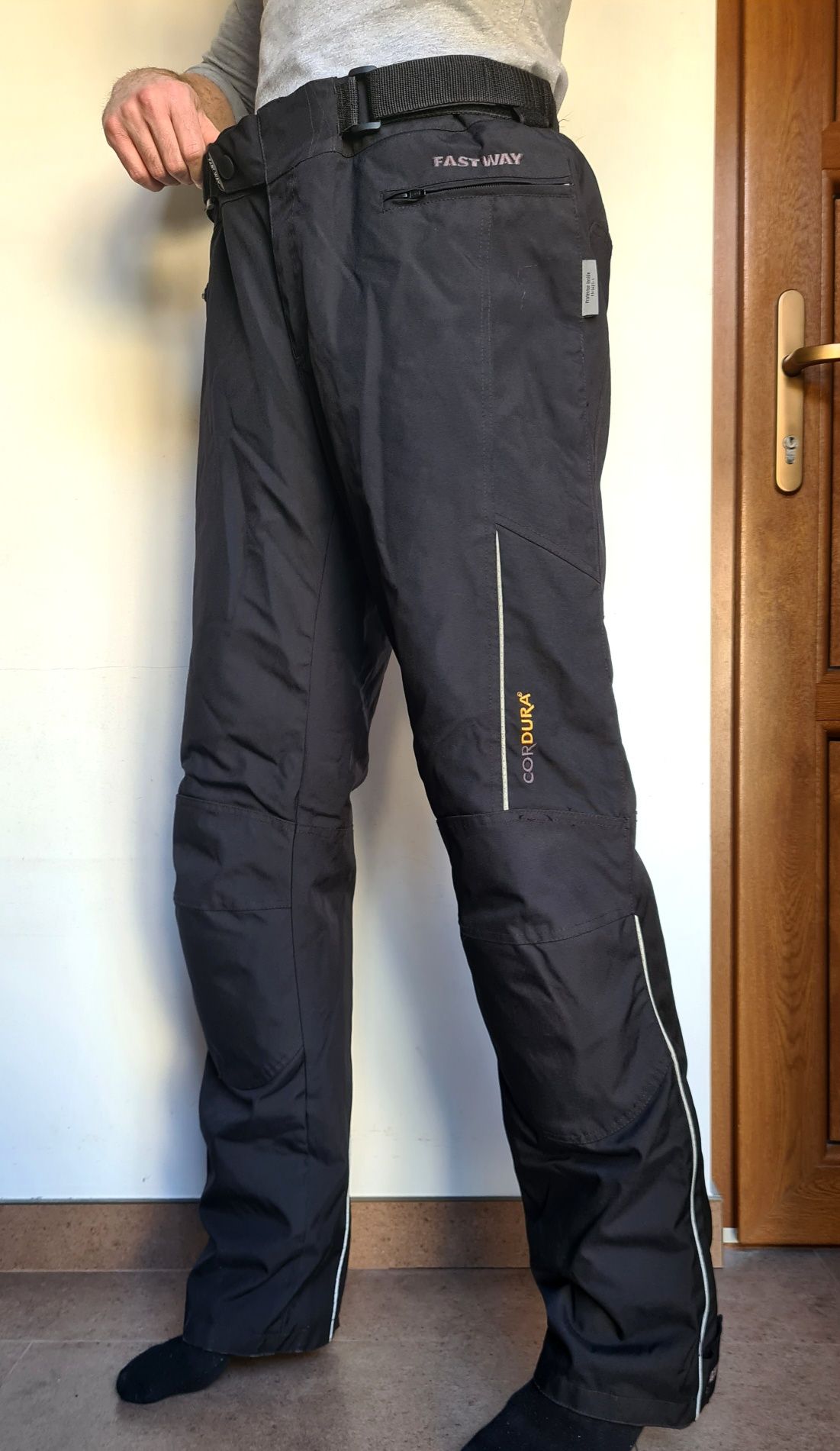 Pantaloni Moto Fastway, cordura, NOI