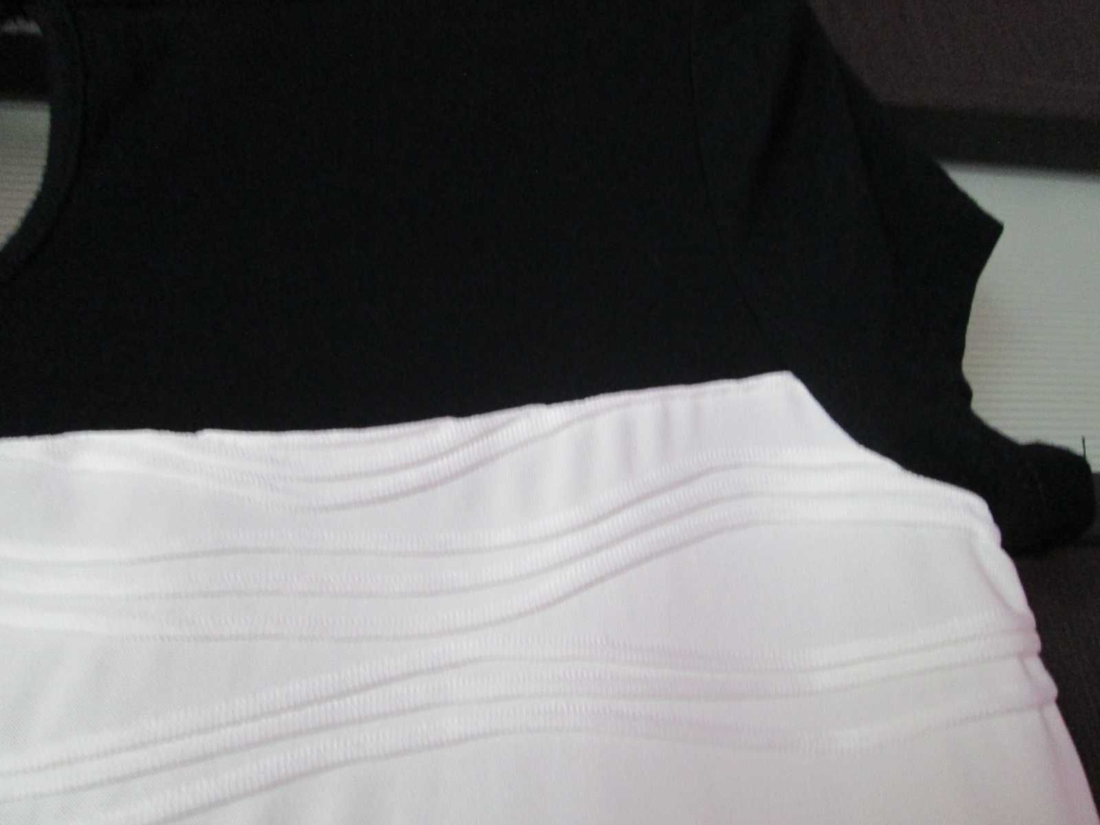 rochie eleganta Promod alb/negru  S