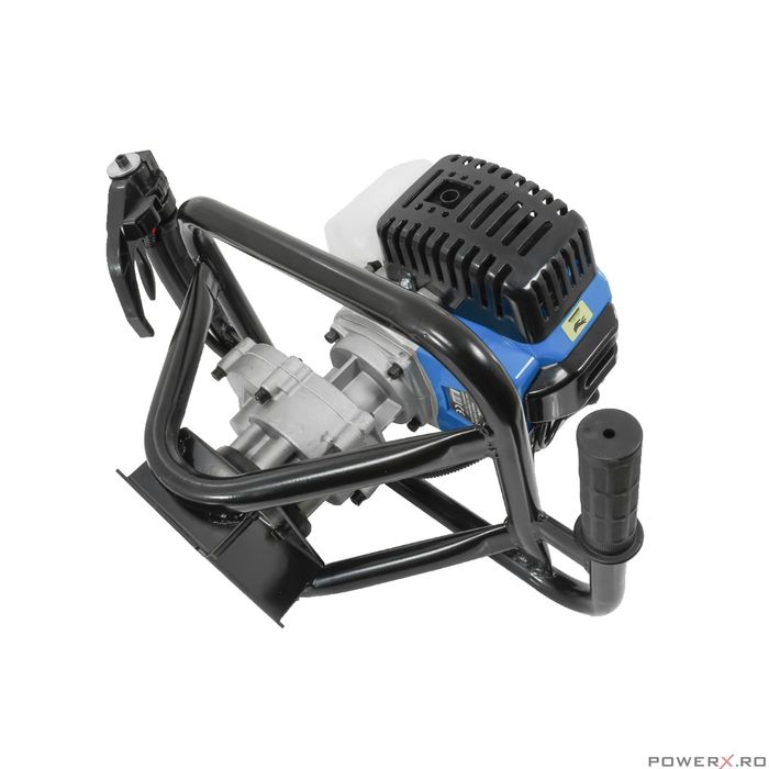 Motoburghiu pe benzina, motor in 2 timpi, 5.2 Cp, 3 burghie 15, 20, 25