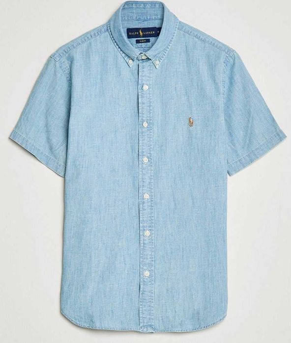 Нова Polo Ralph Lauren Slim Fit Indigo Chambray Shirt - S размер