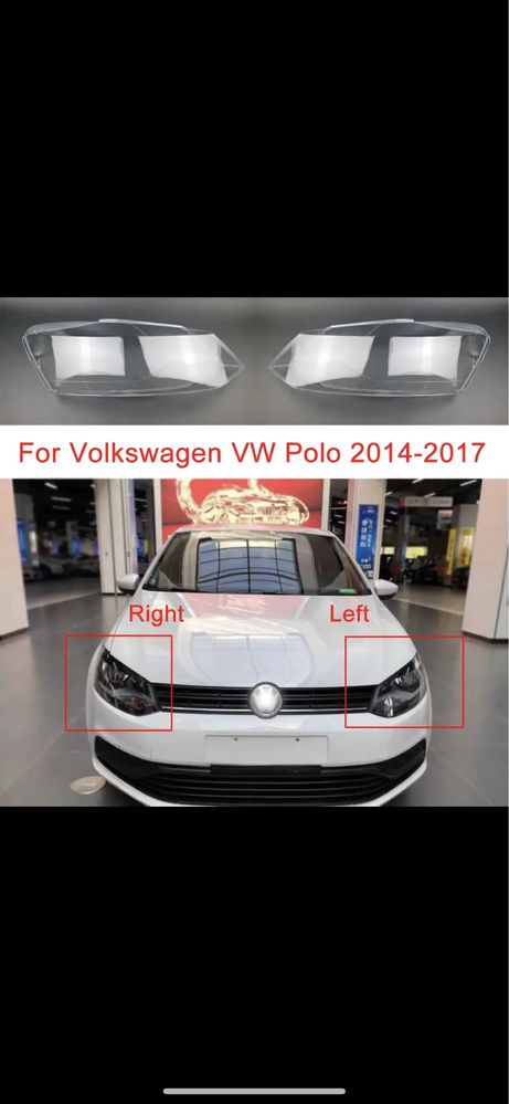 Sticla far VW Sharan,vw touran,vw polo 2012-2018