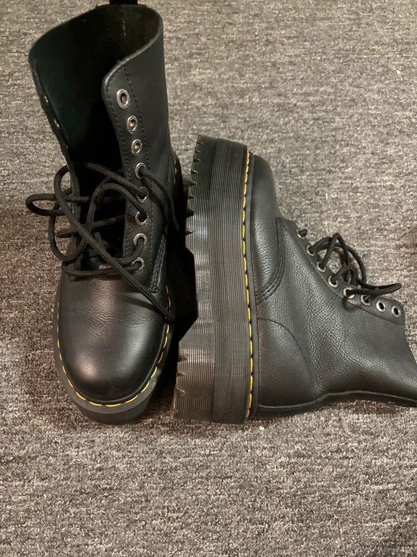 Dr Martens Pascal Max Leather Platform Boots