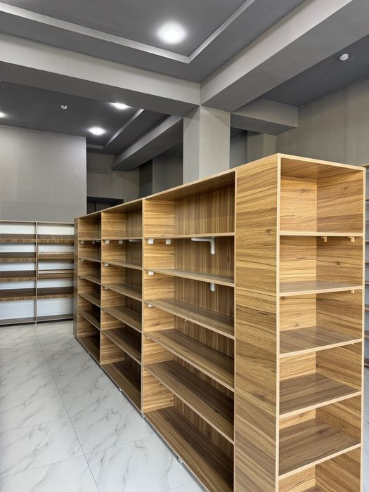 Buyurtma asosida | Do’kon uchun Mebel Vitrina, Stelaj va Polkalar