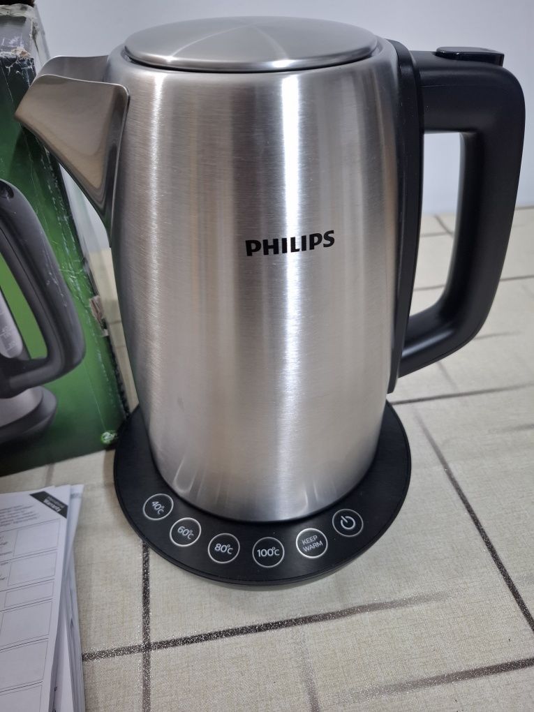 Електрическа канa PHILIPS HD9359/90 СИВ, 1.70 L, 2200 W