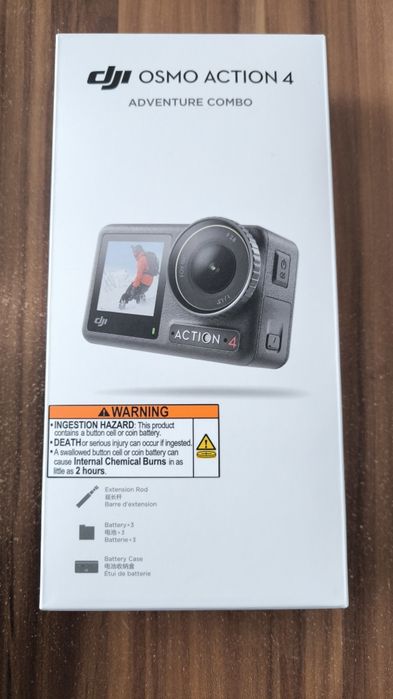 Camera actiune DJI Action 4 Adventure Combo ca noua + accesorii