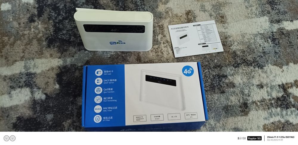 Wifi 4G SIM card da ishlaydi batareya 5000 mAh zaryadi 1-kunga yetadi