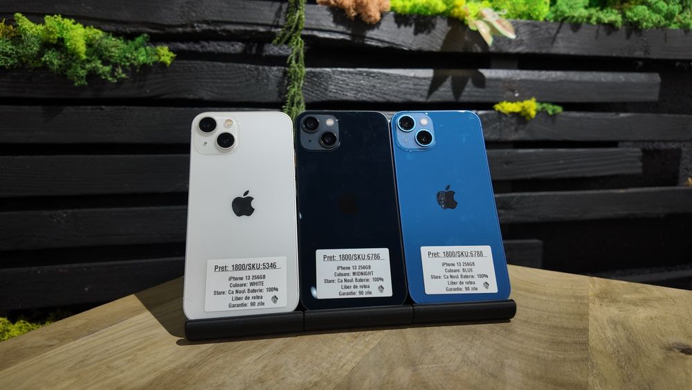 iPhone 13 256gb Blue/White/Midnight Bat 100%/Fact+Garantie