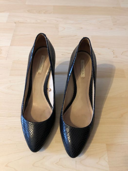 Pantofi Massimo Dutti negri din piele 41