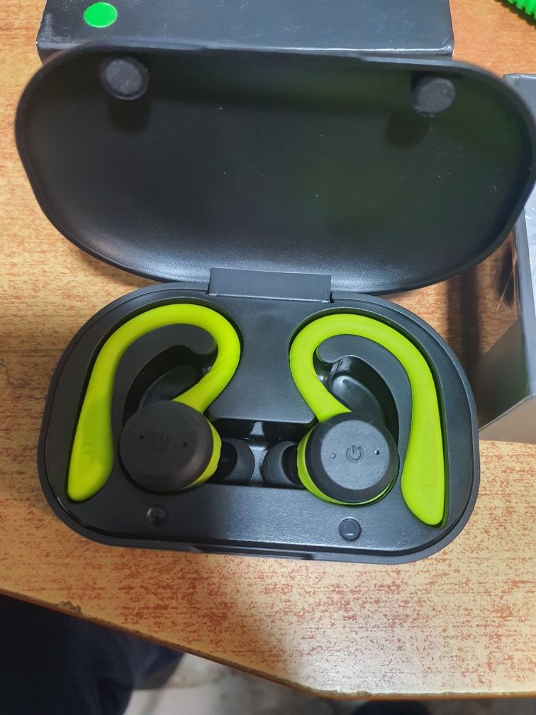 APEKX Безжични спортни слушалки 5.0 IPX7