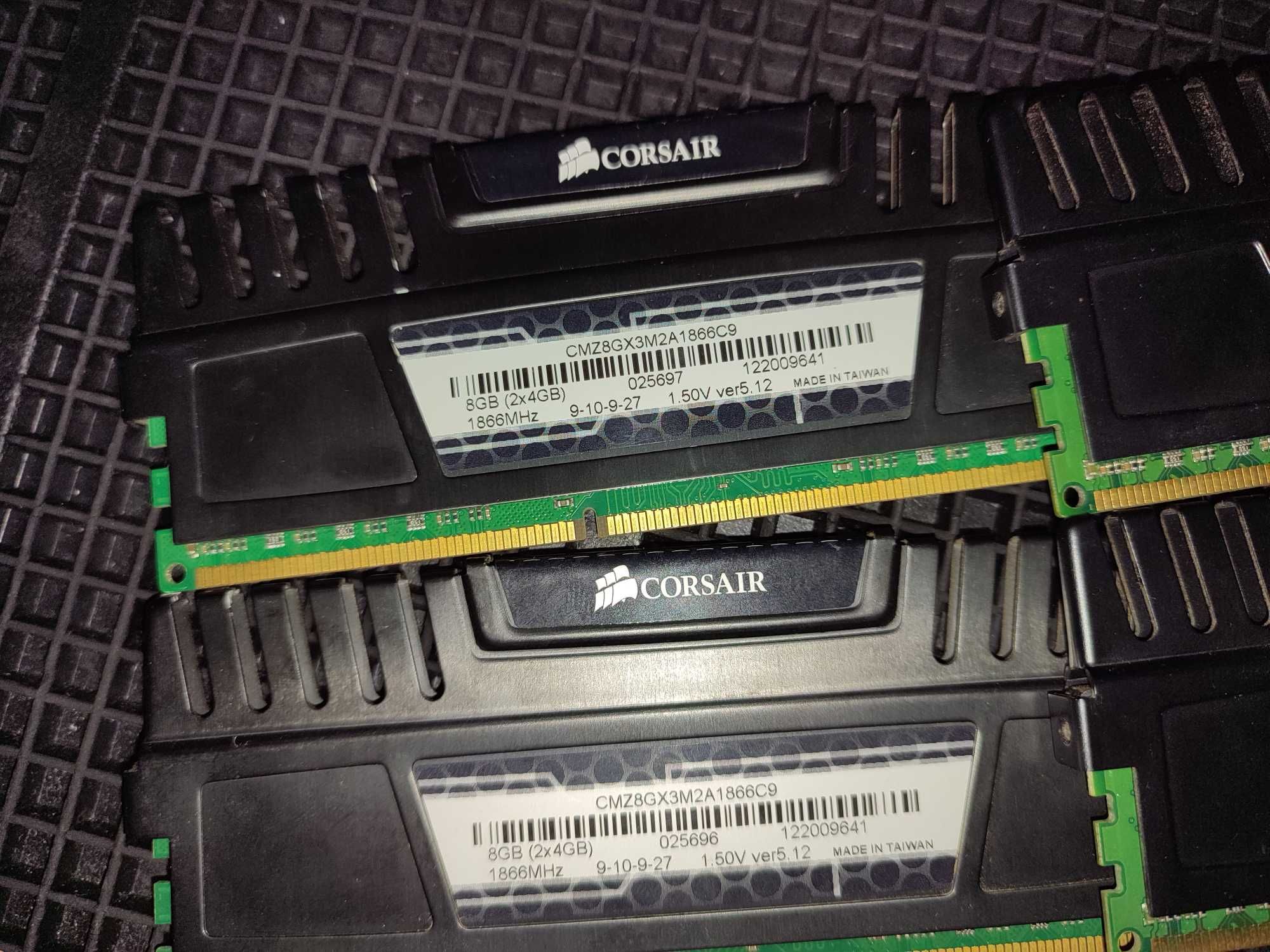 Memorie Corsair Vengeance 16GB DDR3 1866MHz CL9 2x Dual Channel Kits
