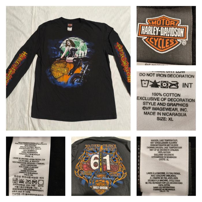 Bluza Harley Davidson Motorcycle mărime XL Made in Nicaragua bărbat