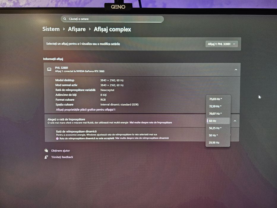 Monitor 4k Philips 32" in stare foarte buna