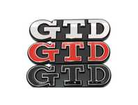 Надпис/Емблема GTD три цвята предна решетка