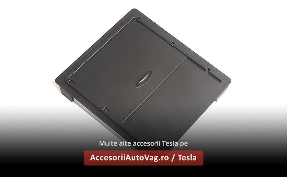 Cutie depozitare ascunsa sub cotiera - Tesla Model 3 / Y