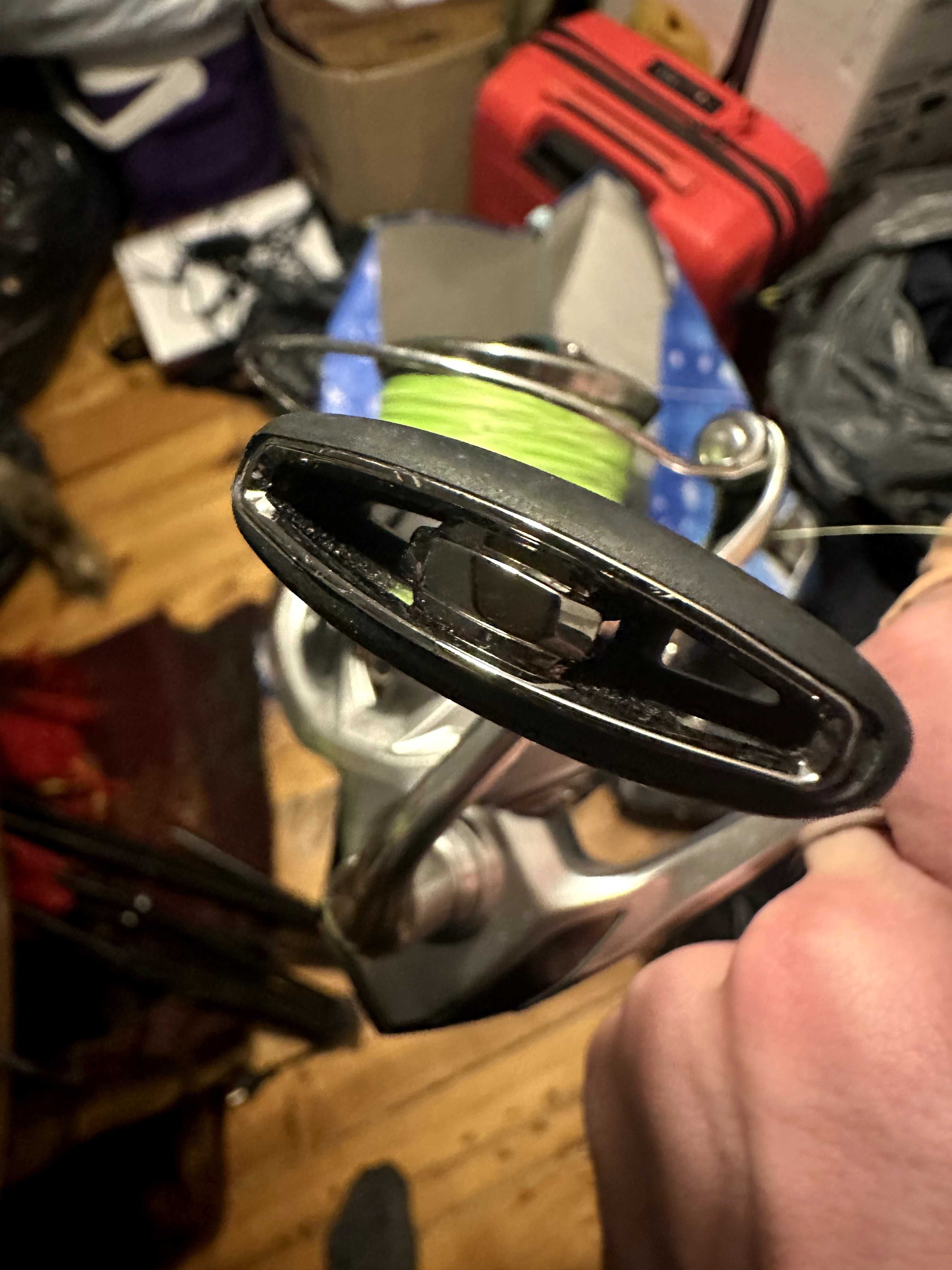 Shimano Stradic FL 3000 с навито влакно