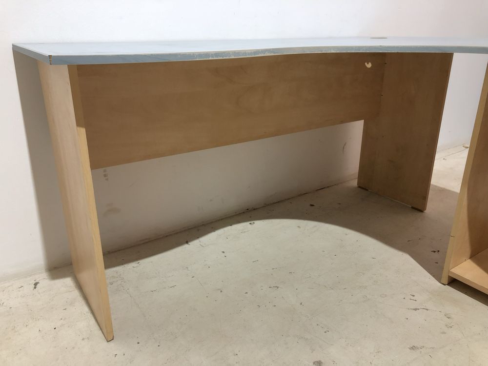 Birou Tehnic 160X120 cm; Masă Lucru cu Dulap Calculator PC; Birou Colț
