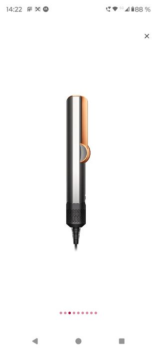 Placa de indreptat parul DYSON HT01 Airstrait, 140 grade, LCD, cupru