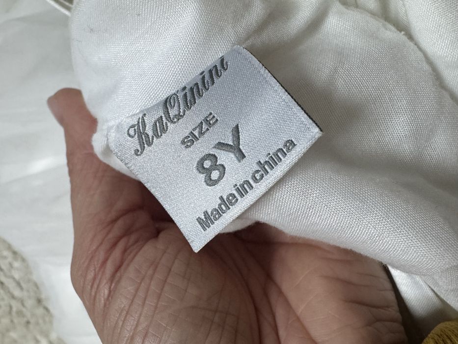 Rochie mireasa fete7-8 ani