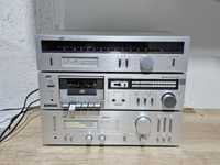 sistem audio JVC, amplificator ax-1, tuner tx-1L,deck KD-D2,vintage