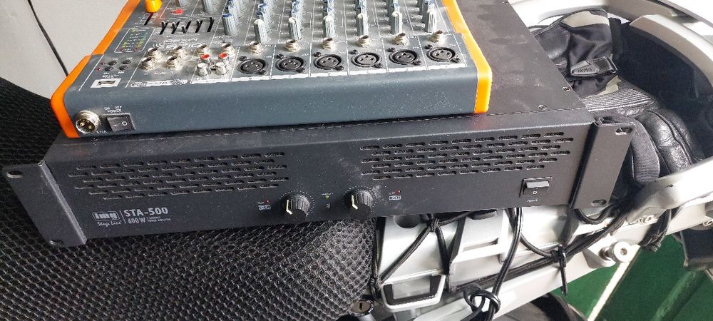 Boxe Ibiza + statie amplificare