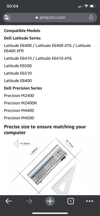 Baterie pt Laptop Dell