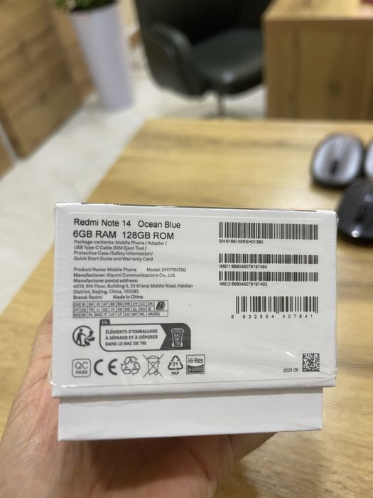 Redmi note 14, продаю новый телефон