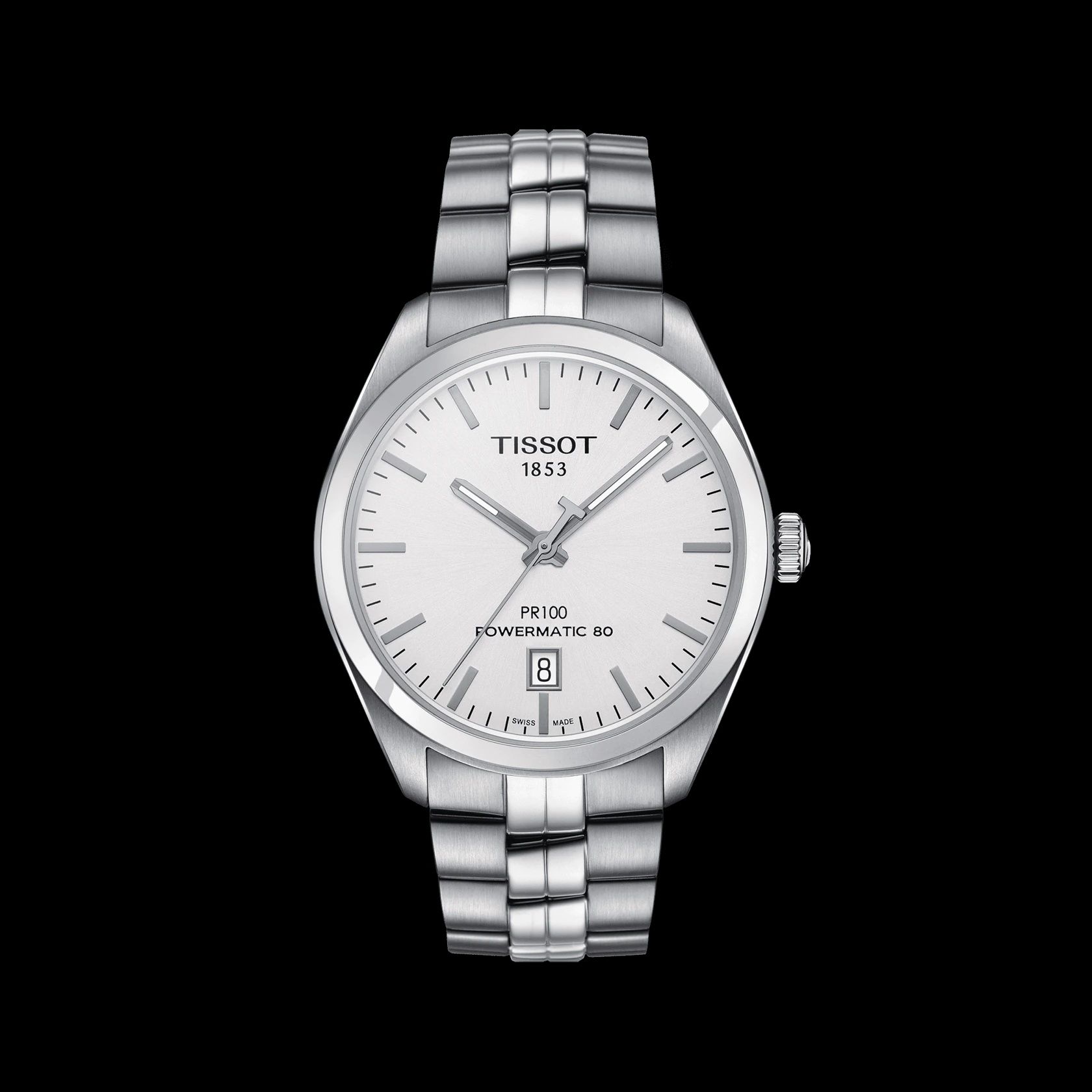 Новый Tissot, Мужские швейцарские наручные часы Tissot PR 100 Powermat