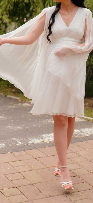 Rochie matase naturala Framboise