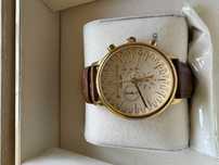 Часовник Chrono Diamond 11200G Argos gold IP brown