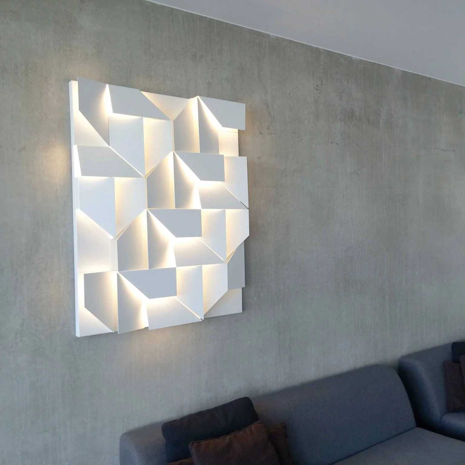 Декоративни 3D панели - 3д гипсови панели, облицовки за стени 0035