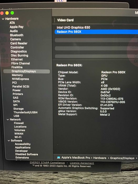 15" 8-core MacBook Pro А1990 Touch/Mid-2019/-i9/16GB RAM/512GB SSD