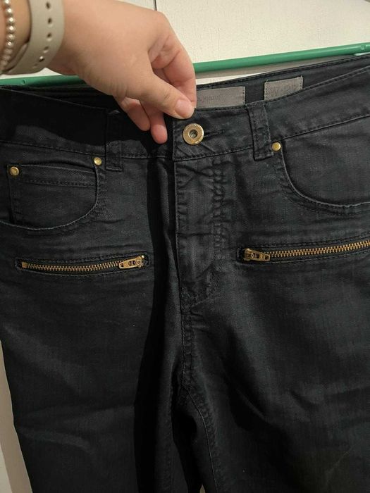 Blugi Slim Vero Moda Jeans negri cu talie inalta talie 27 lungime 34 S