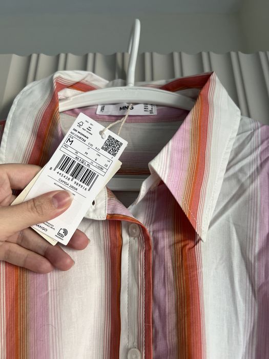 Camasa Mango - marime M larg, potrivit si L, NOU