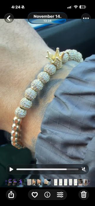 Vand bratara aur 14k pe snur