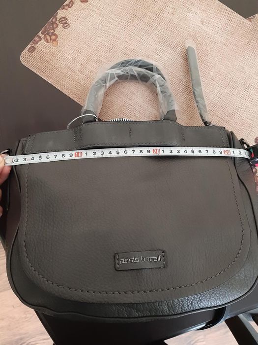 Дамска сива чанта