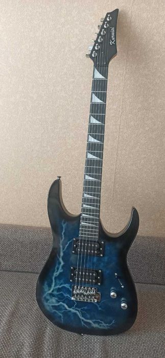 Электрогитара Kuruisi Superstrat абсолютно новая.