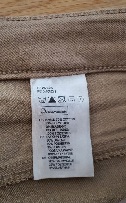 Pantaloni bej H&M, mărimea 38