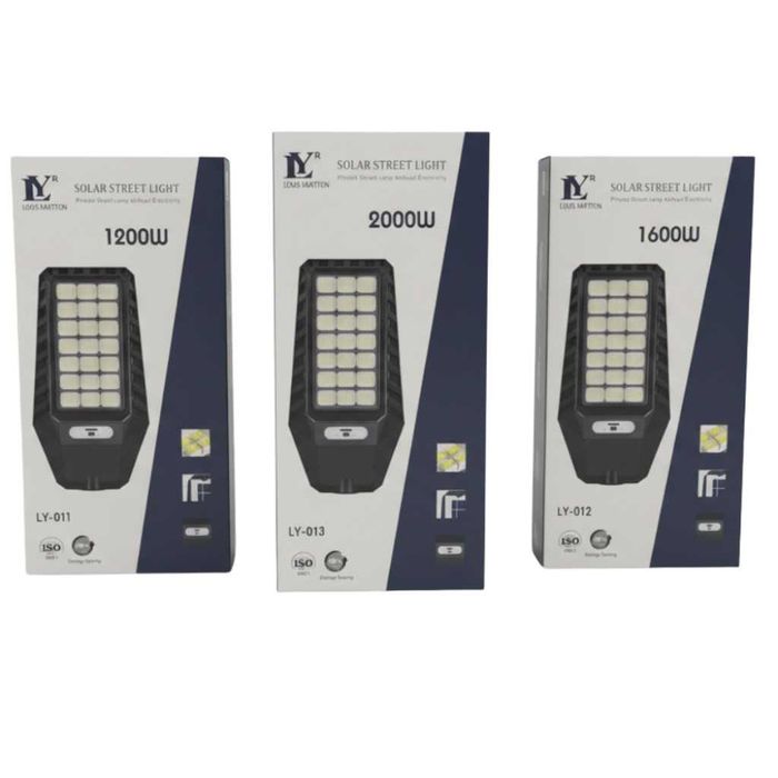 Соларна улична лампа Louis Yartton LY 1200W / 1600W / 2000W